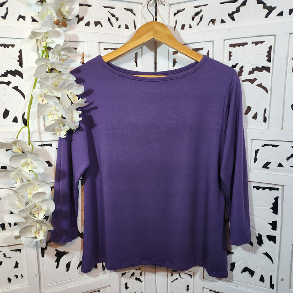 The 3/4 Sleeve A-Line Top